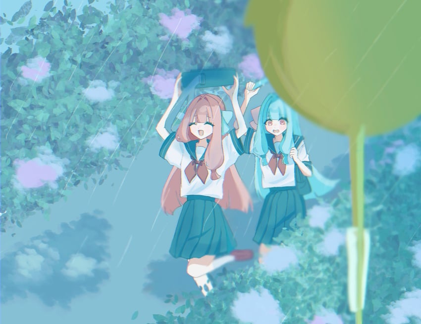 kotonoha akane and kotonoha aoi (voiceroid) drawn by mu_(fyt8ozu7rxqyoy4)