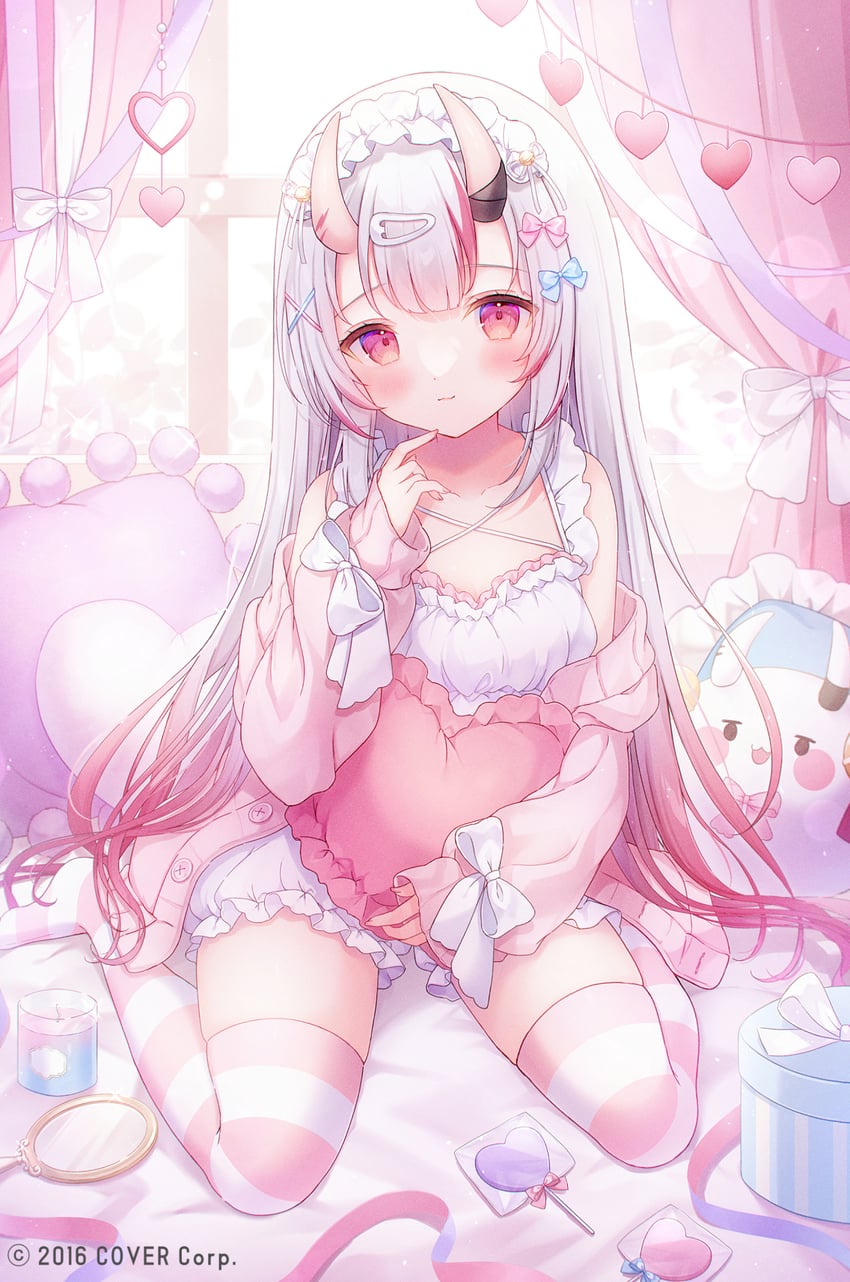 nakiri ayame (hololive) drawn by omochi_monaka