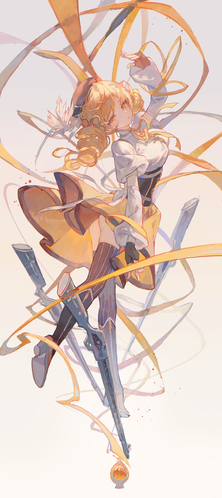 tomoe mami (mahou shoujo madoka magica) drawn by maccha_(mochancc)