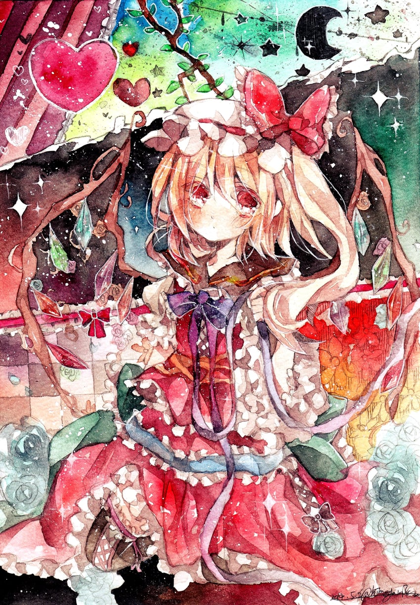 flandre scarlet (touhou) drawn by himegamik