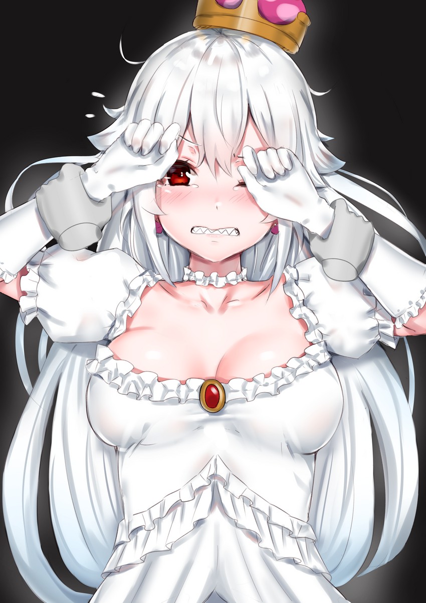 princess king boo (mario and 2 more) drawn by reinama
