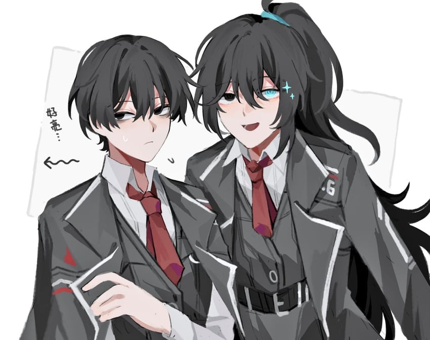 yi sang and hong lu (project moon and 1 more) drawn by wuzinan19