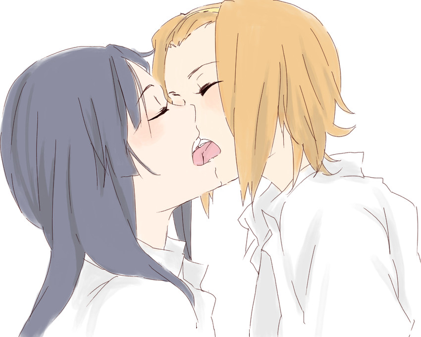 akiyama mio and tainaka ritsu (k-on!) drawn by miyo_(aenmix)