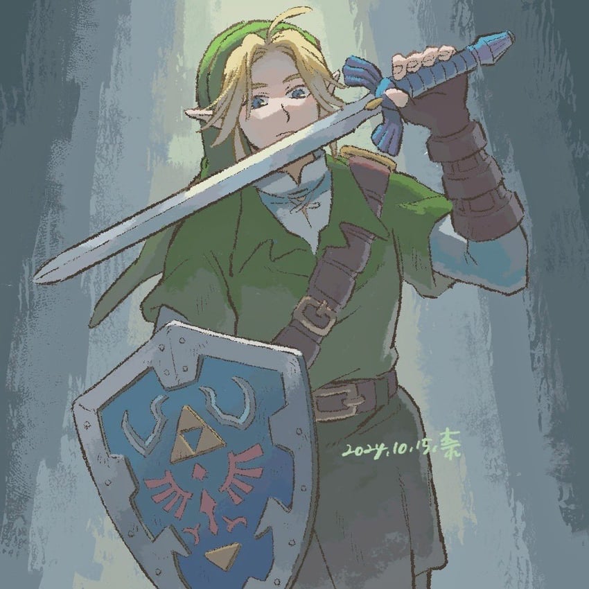 link (the legend of zelda and 1 more) drawn by salinger_i