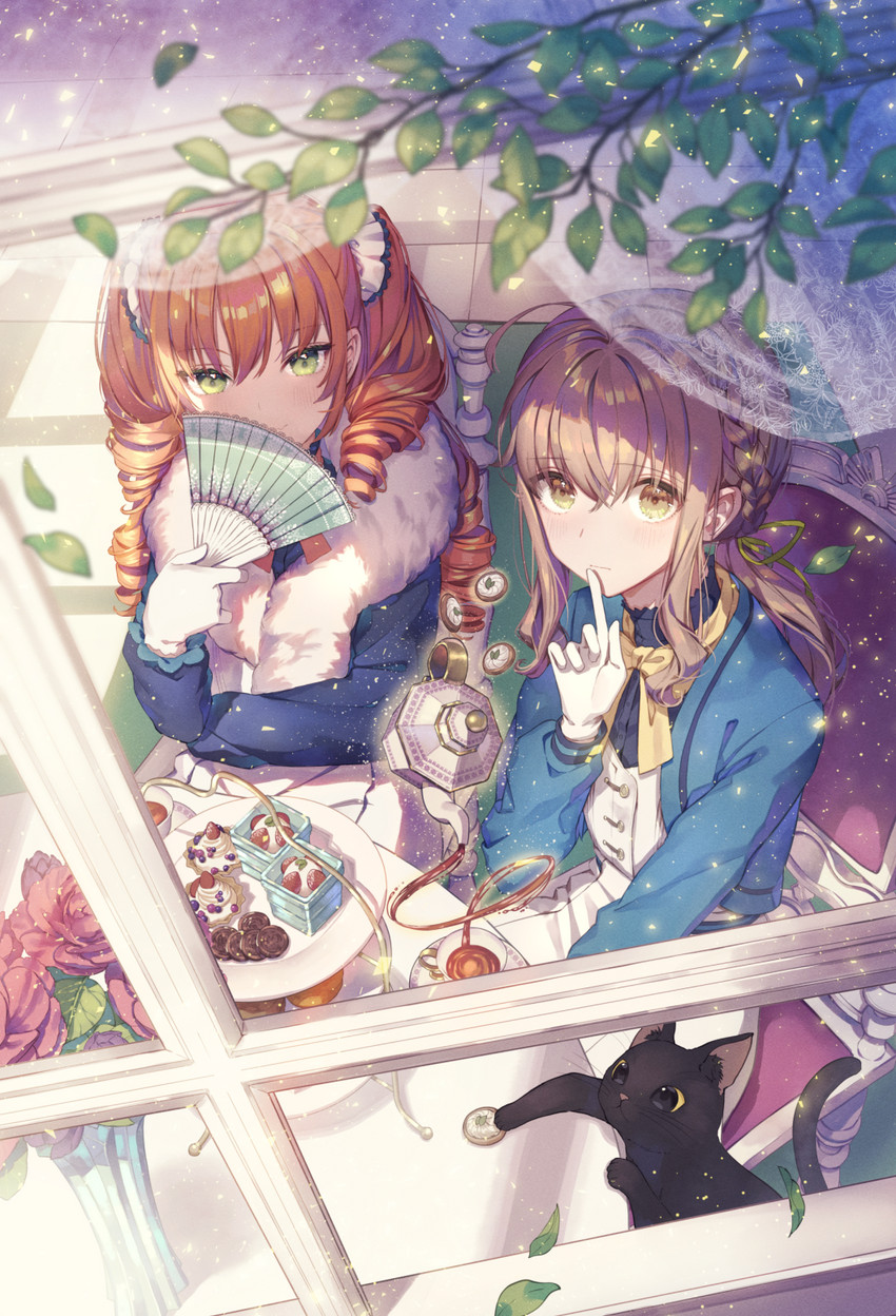 monica everett, nero, and isabelle norton (silent witch) drawn by fujimi_nanna