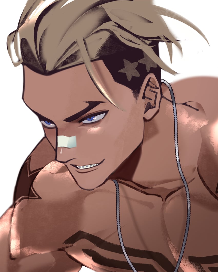 luke sullivan (street fighter and 1 more) drawn by hexermer
