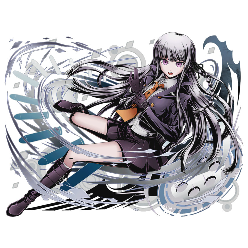 kirigiri kyoko (danganronpa and 2 more) drawn by ucmm