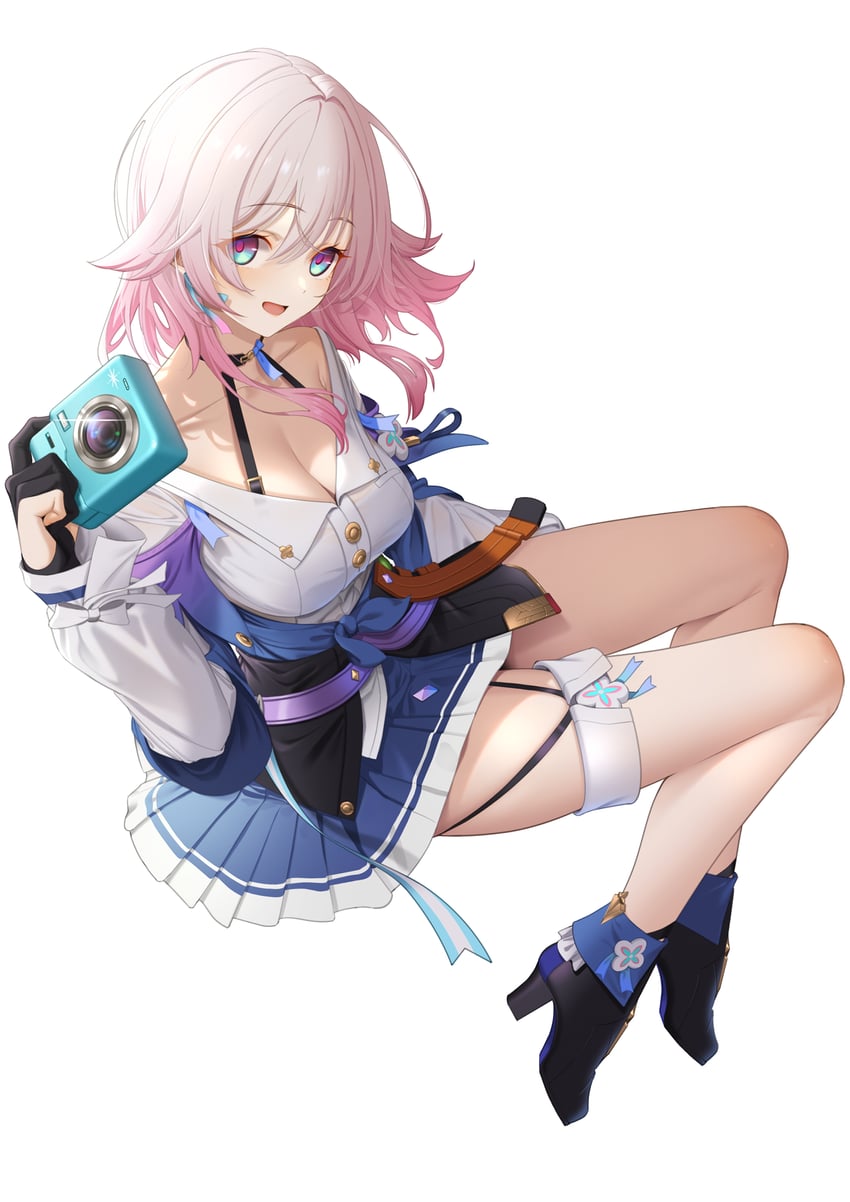 march 7th (honkai and 1 more) drawn by meda