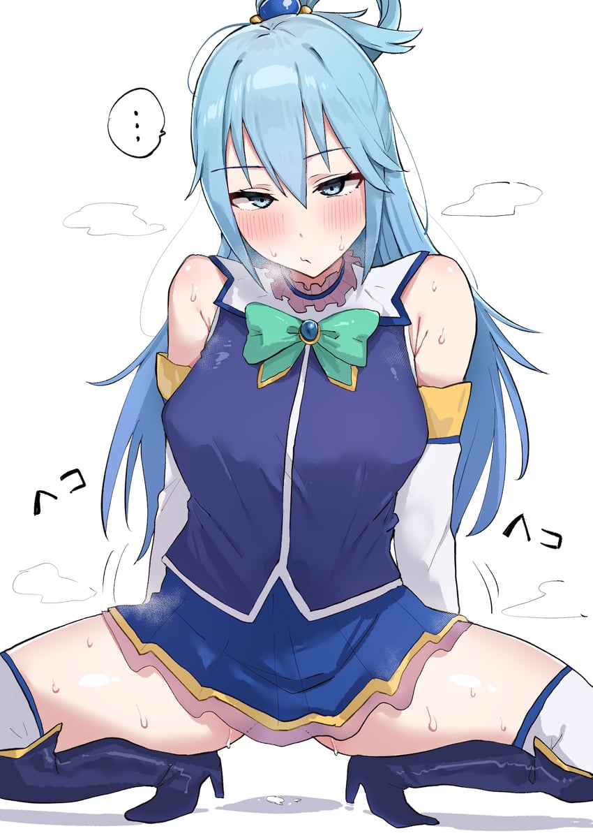 aqua (kono subarashii sekai ni shukufuku wo!) drawn by kobinbin
