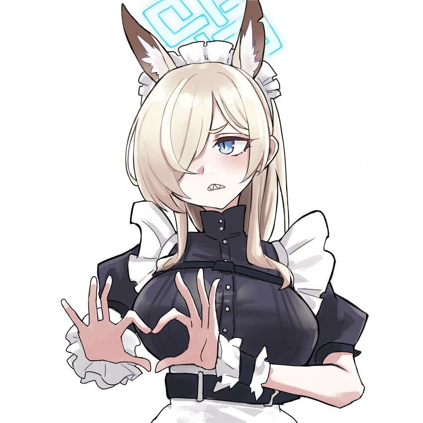 kanna (blue archive and 1 more) drawn by amanattou_shigure