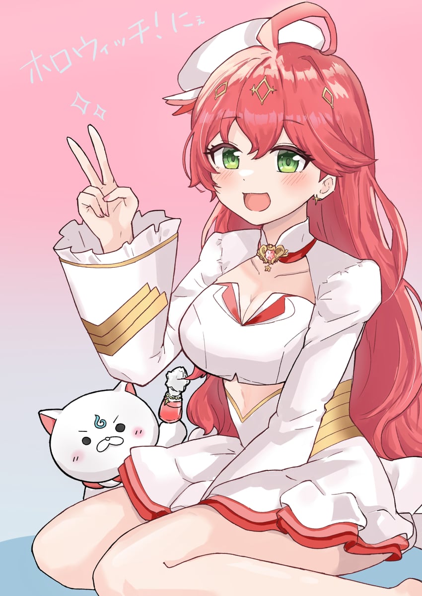 sakura miko and 35p (hololive and 1 more) drawn by genjimarup
