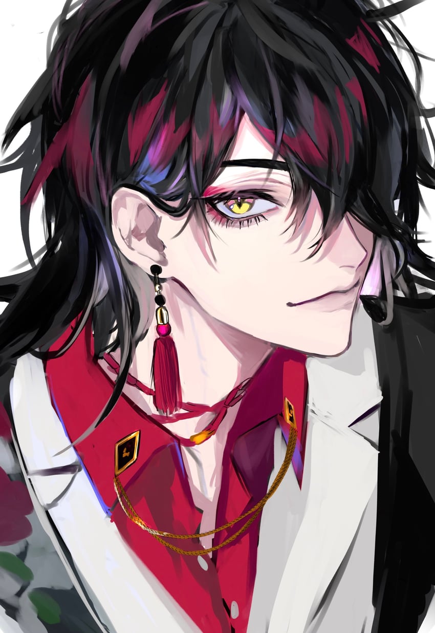 vox akuma (nijisanji and 1 more) drawn by ancoo_mm