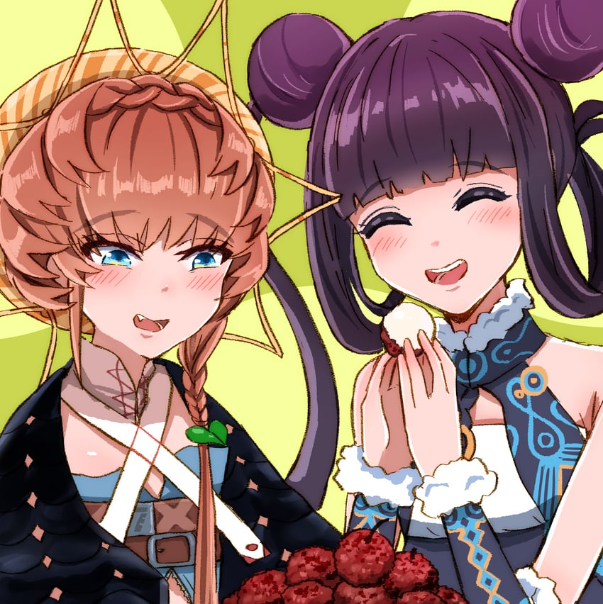yang guifei and van gogh (fate and 1 more) drawn by shimogamo_(shimomo_12)