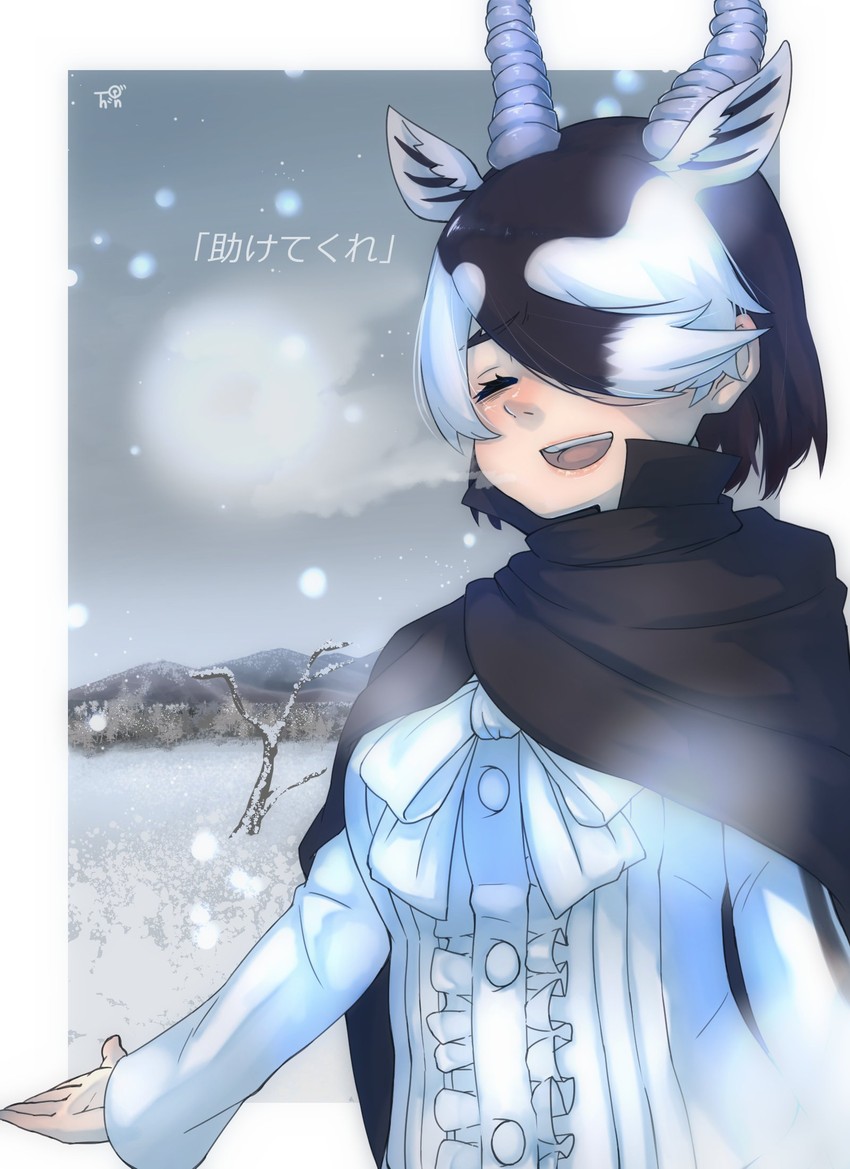 blackbuck (kemono friends and 1 more) drawn by thin_(suzuneya)