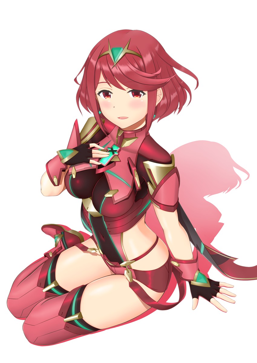 pyra (xenoblade chronicles and 1 more) drawn by rojiko_(275026)
