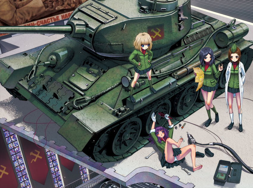 katyusha and nonna (original and 1 more) drawn by baichenguang