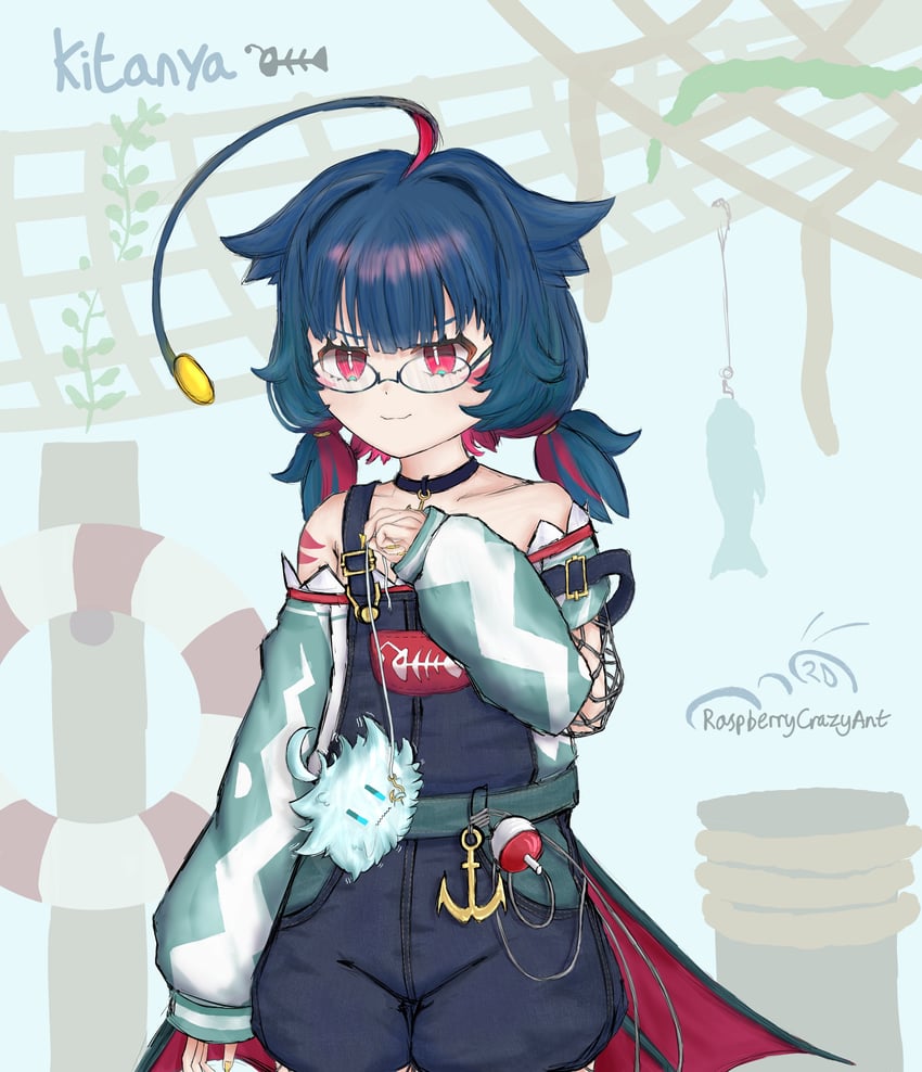 kitanya nyanta, kitanya, and max (indie virtual youtuber) drawn by raspberrycrazyant