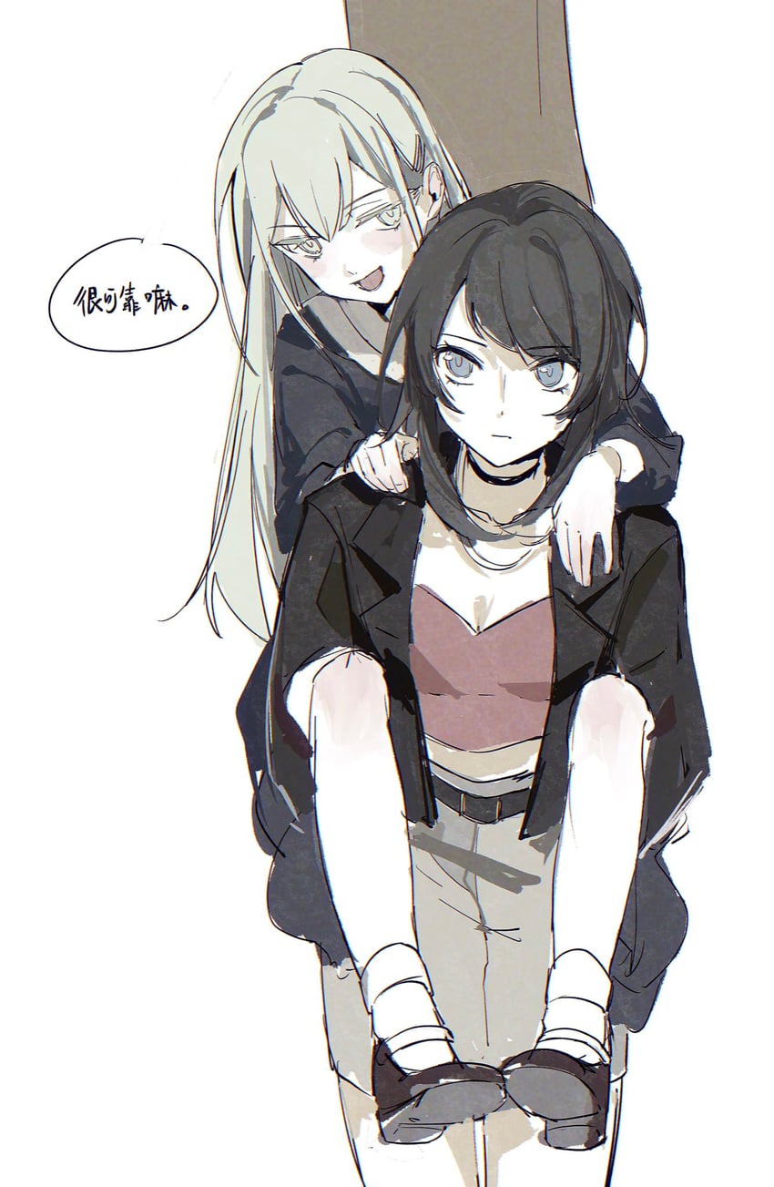 wakaba mutsumi, yahata umiri, and mortis (bang dream! and 1 more) drawn by kuliukunkunkunkunkunkunkun