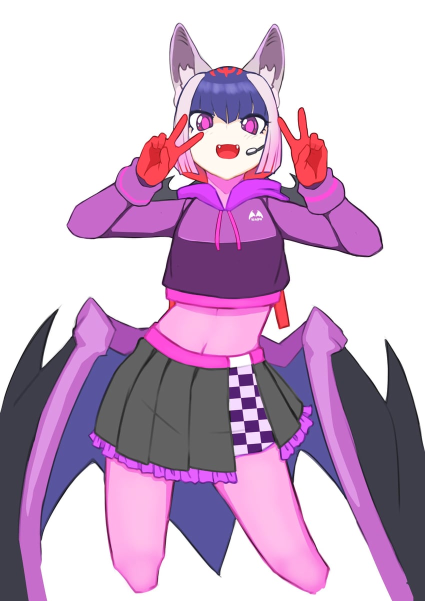 common vampire bat (kemono friends) drawn by illu_(illu_stratos)