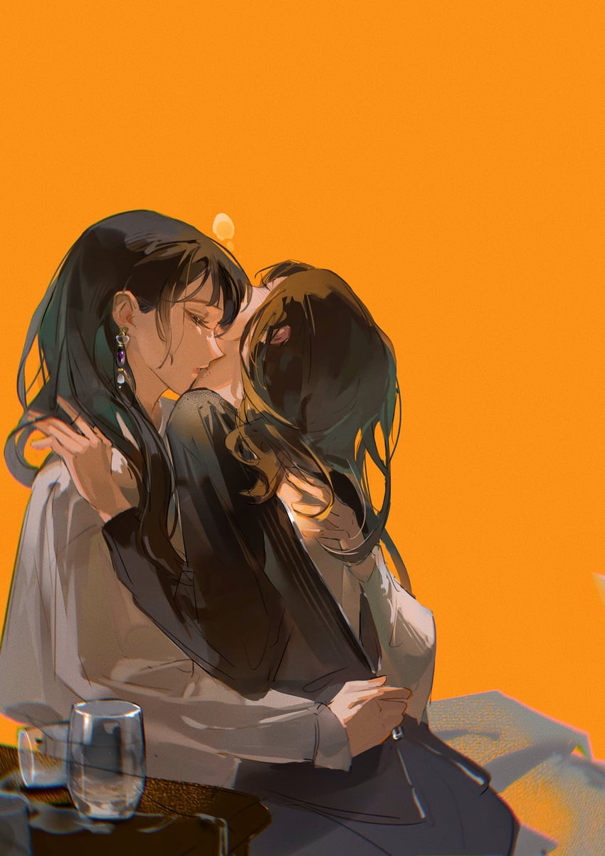 hayashi fuyu and harumoto itsuki (chaser game w) drawn by yoohu6