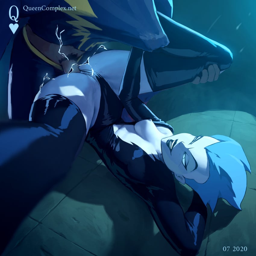 livewire, leslie willis, and black lightning (dc comics and 1 more) drawn by queen_complex