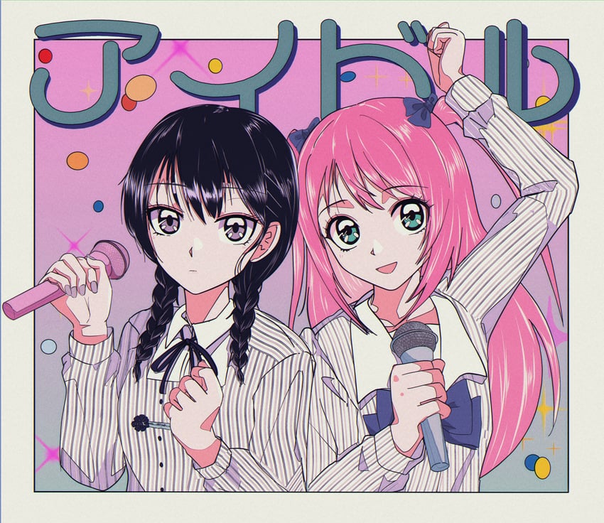 tamura yuri and nemoto hina (watashi ga motenai no wa dou kangaetemo omaera ga warui!) drawn by 5_rebbeccas