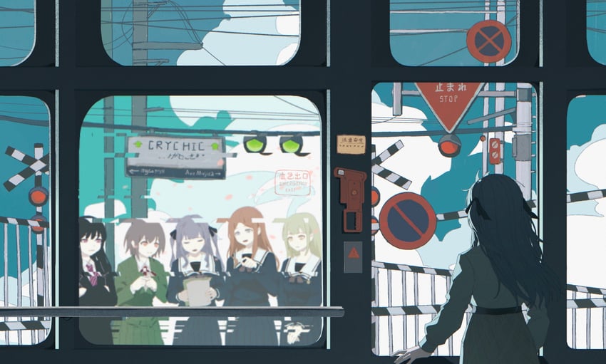 togawa sakiko, nagasaki soyo, shiina taki, wakaba mutsumi, and takamatsu tomori (bang dream! and 1 more) drawn by brh