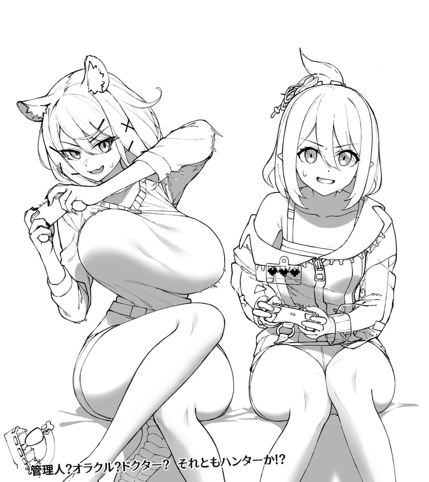 utage and kirara (arknights) drawn by allen.n