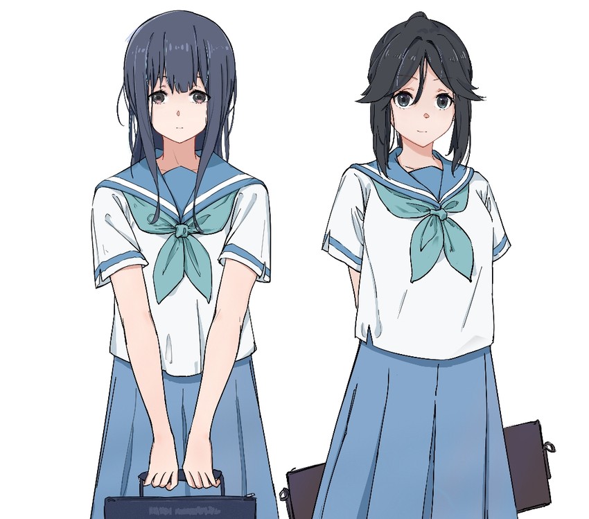 yoroizuka mizore and kasaki nozomi (hibike! euphonium and 1 more) drawn by nozo_mizore