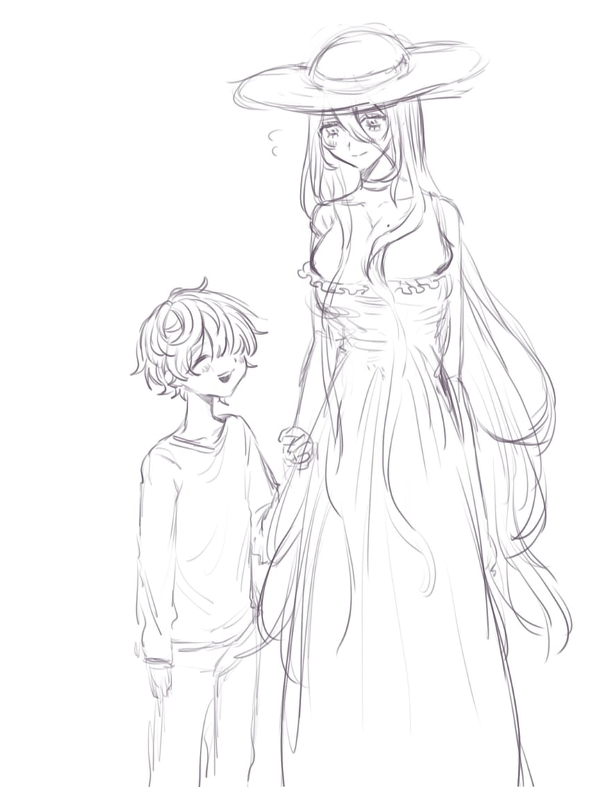 hasshaku-sama (original and 1 more) drawn by fuhai