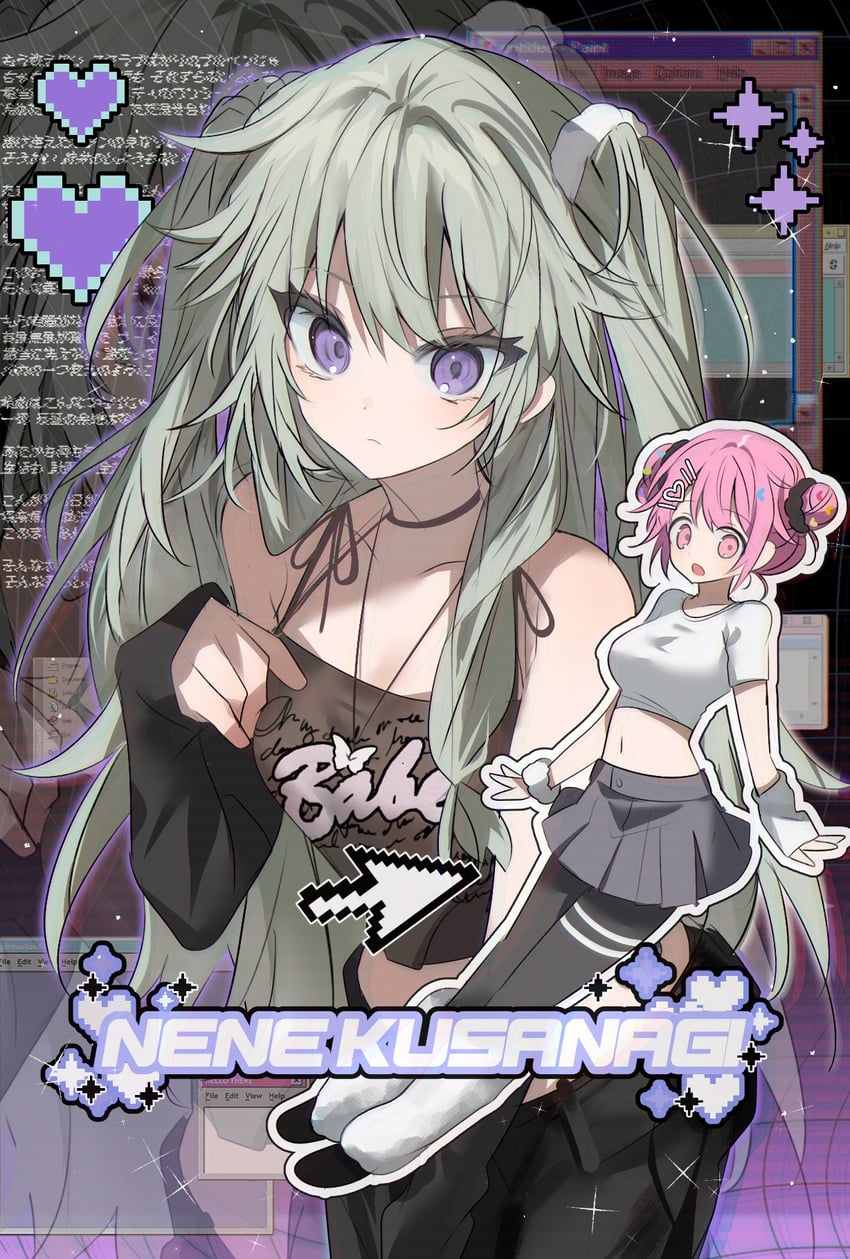 ootori emu and kusanagi nene (project sekai and 3 more) drawn by chu_yeon