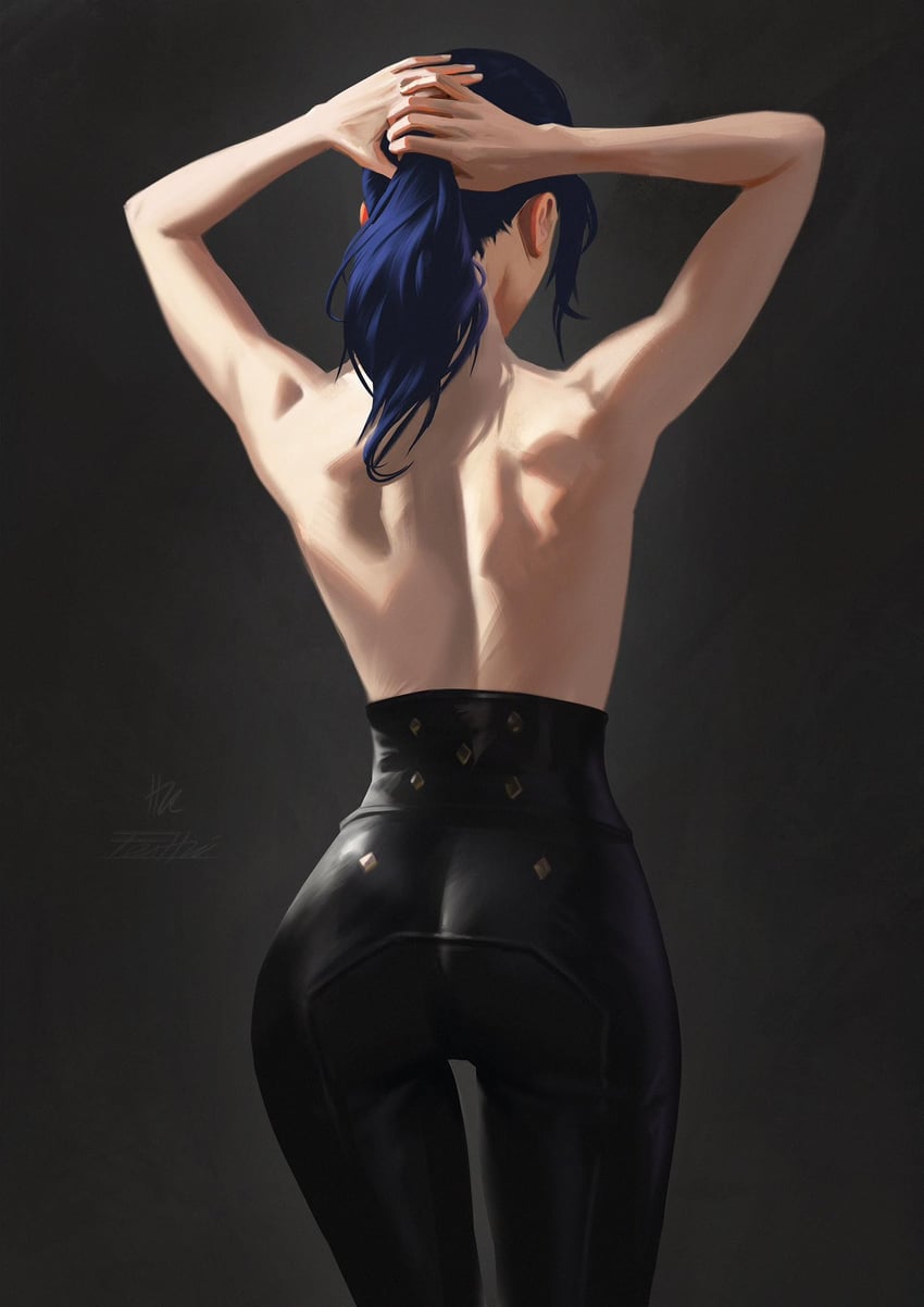 caitlyn (league of legends and 1 more) drawn by fei_hai