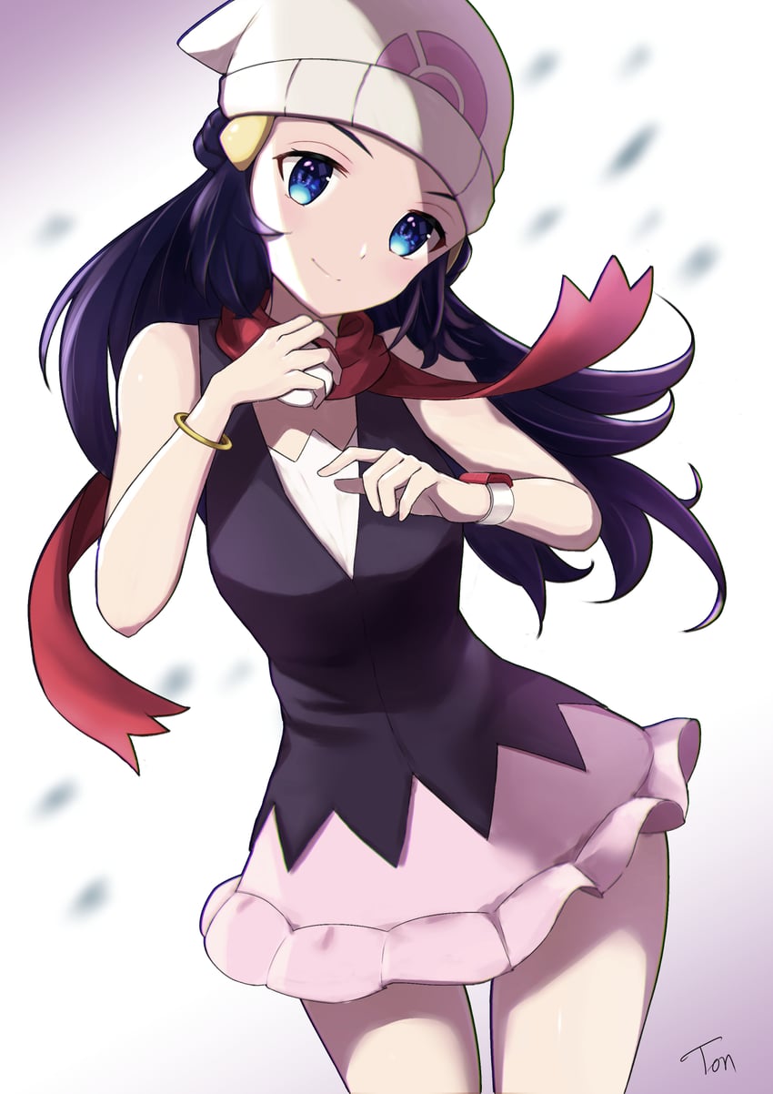 dawn (pokemon and 1 more) drawn by ton_(user_jpmr3338)