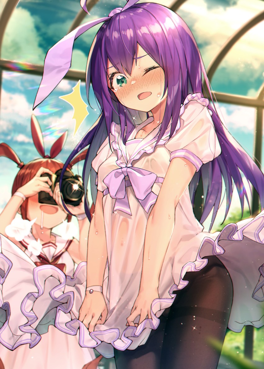 mochizuki anna and matsuda arisa (idolmaster and 1 more) drawn by shennai_misha