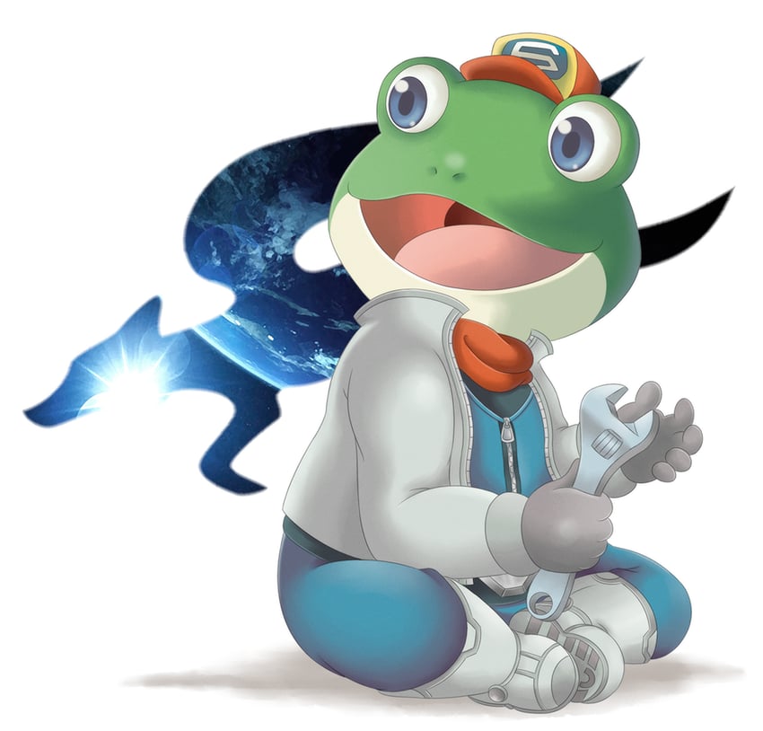 slippy toad (star fox) drawn by kamezdov