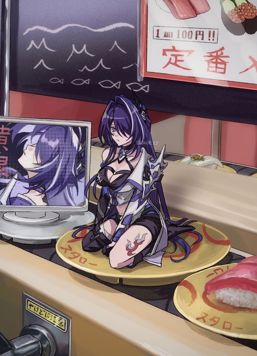 acheron (honkai and 1 more) drawn by l0ver_t_t