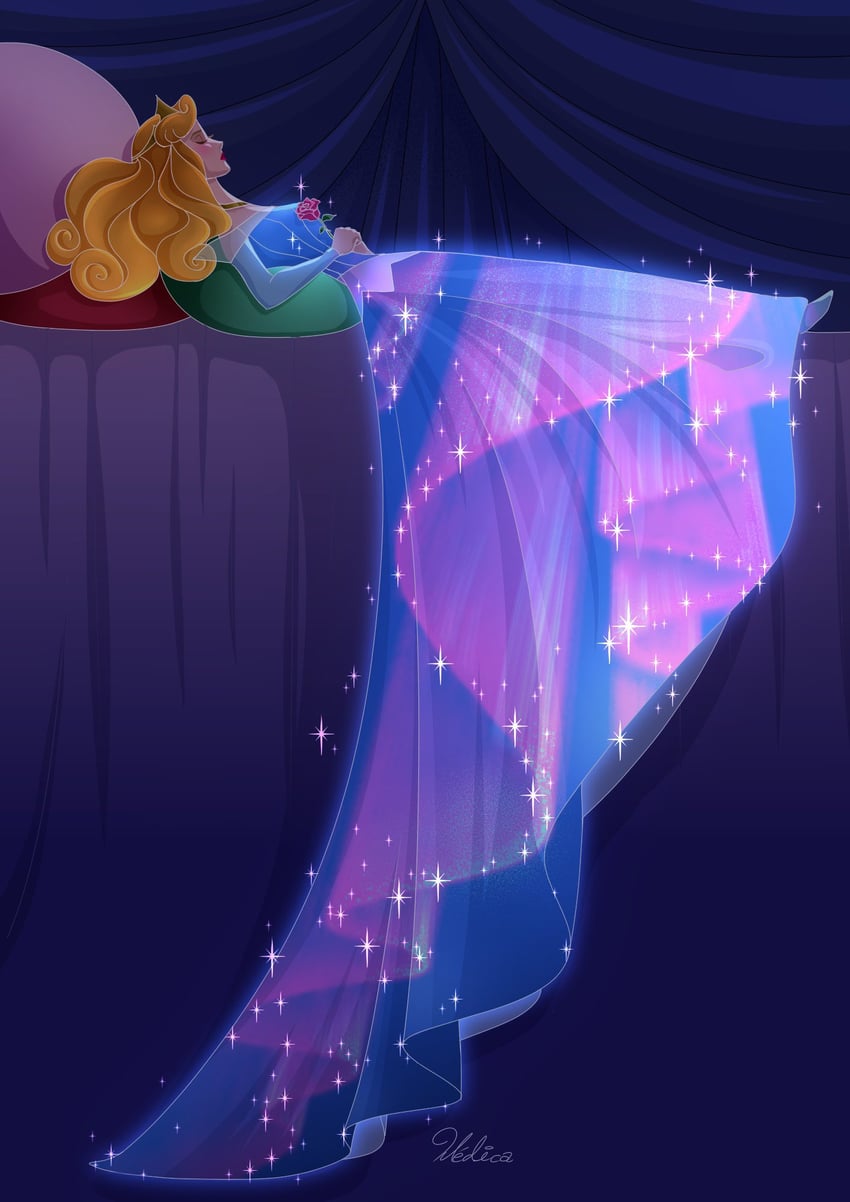 aurora (sleeping beauty) drawn by 11874tty