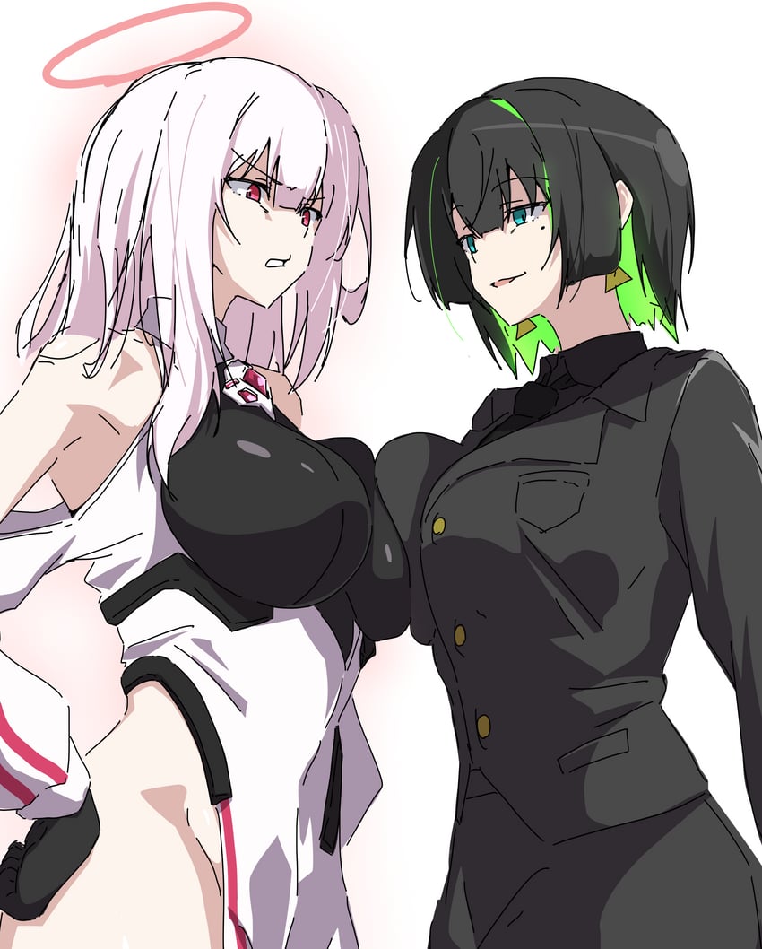 ayre and allmind (armored core and 1 more) drawn by fe_(umenomiya_tekkousho)