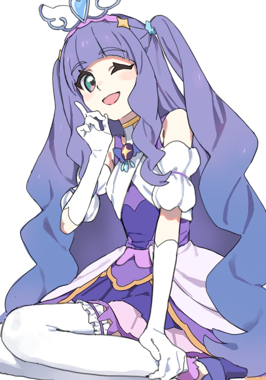 ellee-chan and cure majesty (precure and 1 more) drawn by hiji_rida