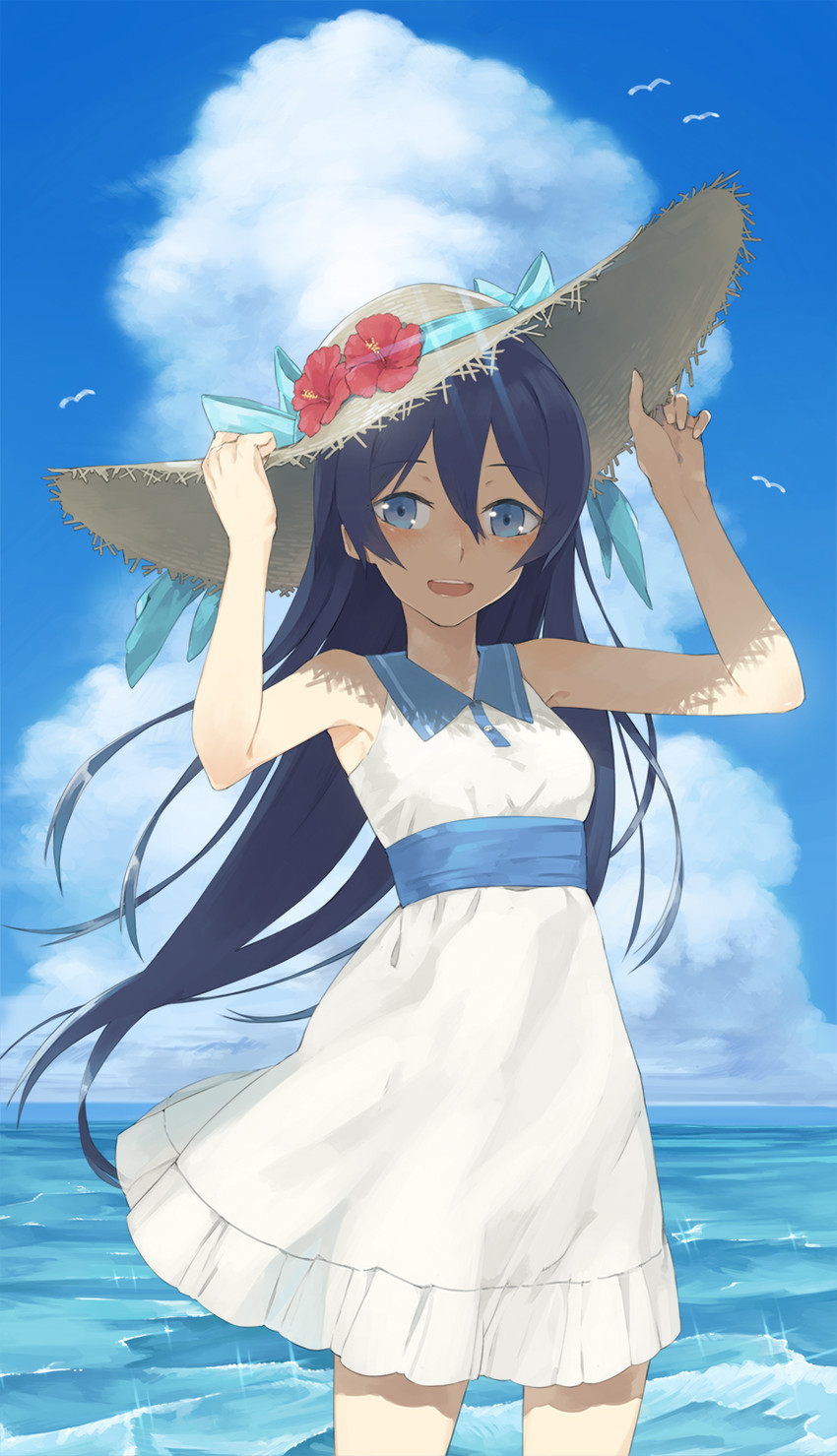 sonoda umi (love live! and 1 more) drawn by hayashi_kewi