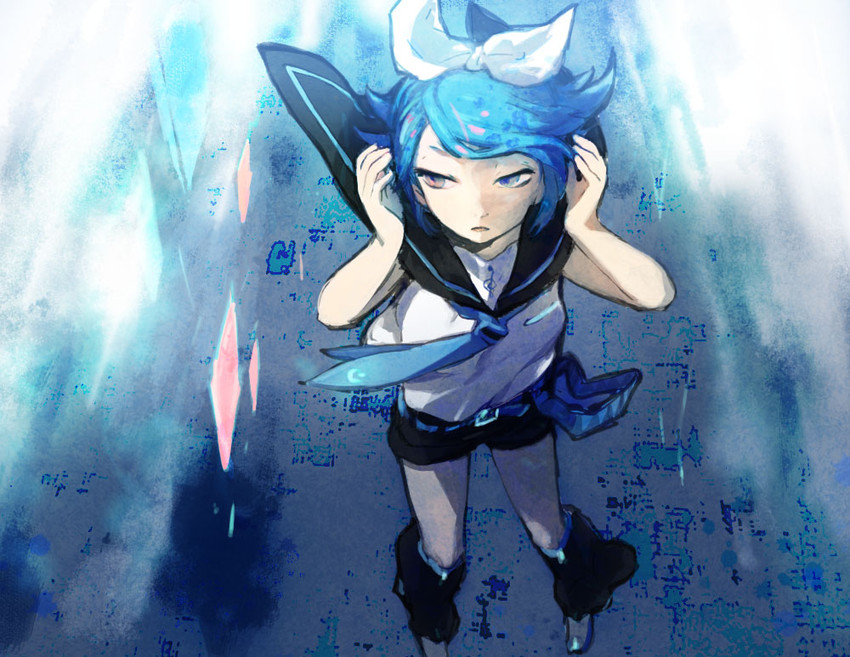 kagamine rin (vocaloid and 2 more) drawn by mitosa