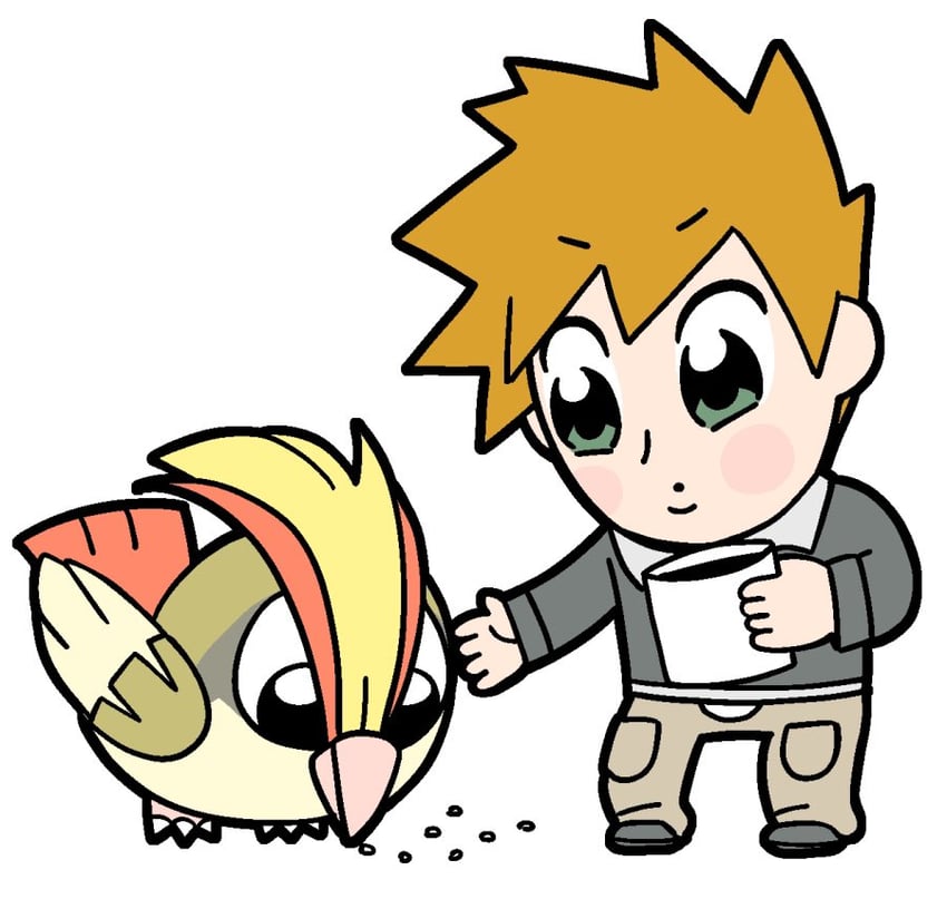 blue oak and pidgeot (pokemon and 1 more) drawn by bkub