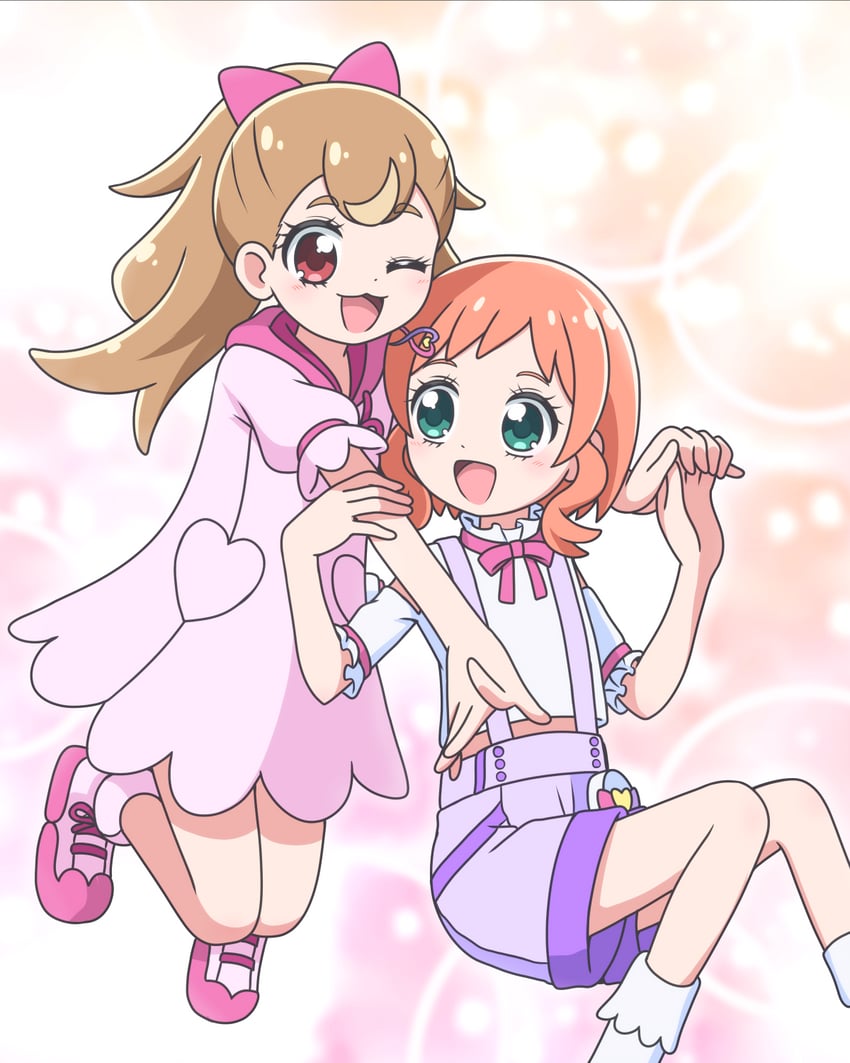 inukai komugi and inukai iroha (precure and 1 more) drawn by kato-shun