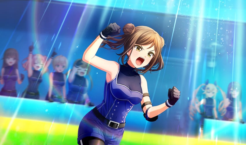kousaka tsubaki, shiomi nagisa, kazamatsuri serina, kishi fuuka, sawada rio, and 1 more (cinderella series and 1 more)