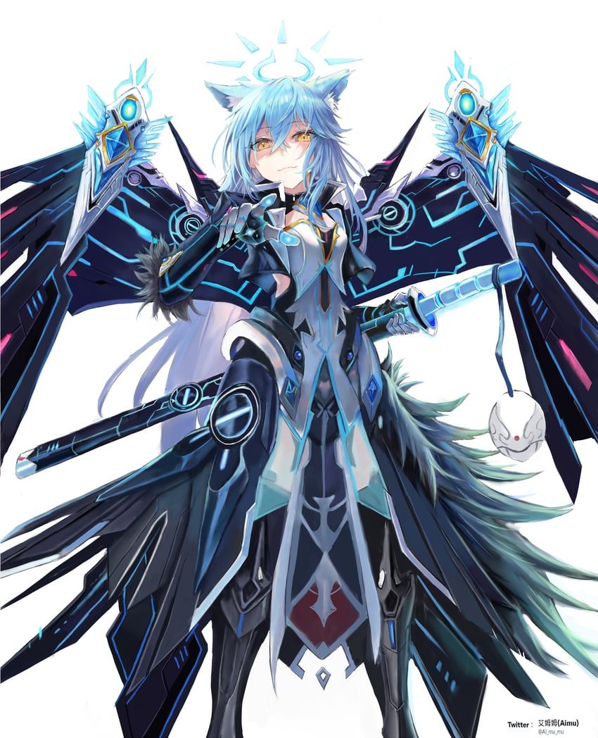 rimuru tempest, eve, code: sariel, and code: ultimate (elsword and 1 more) drawn by aimu_(angry9565)