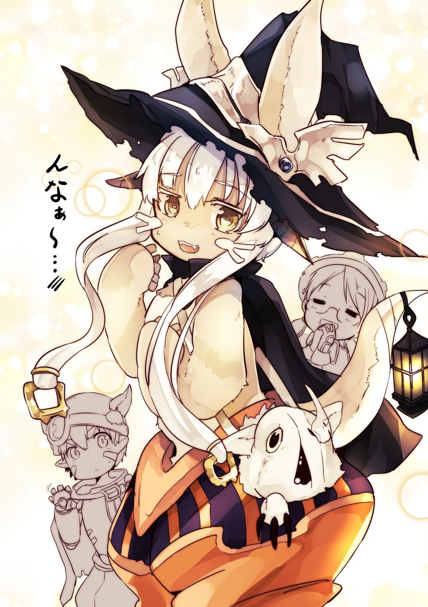 nanachi, reg, riko, and mitty (made in abyss) drawn by yunekoko