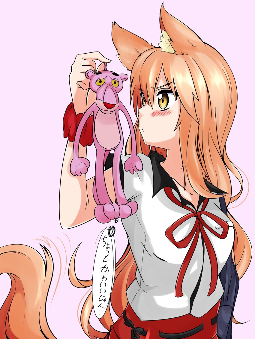 suzuka gozen and the pink panther (fate and 5 more) drawn by bakunyuu_gorilla