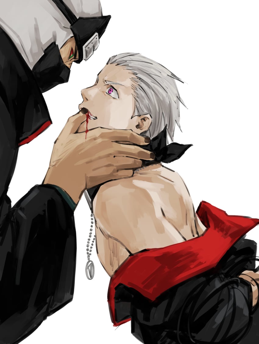 hidan and kakuzu (naruto and 1 more) drawn by yi_(199702090505)