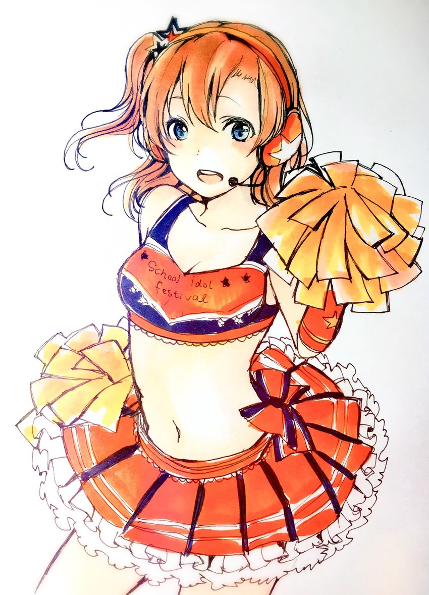 kosaka honoka (love live! and 2 more) drawn by uro_(m369)