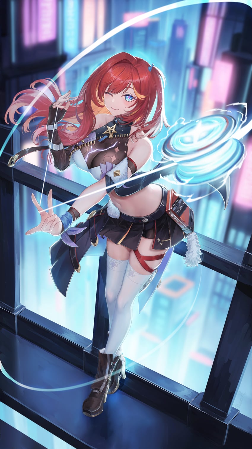 senadina (honkai and 1 more) drawn by maoh_yueer